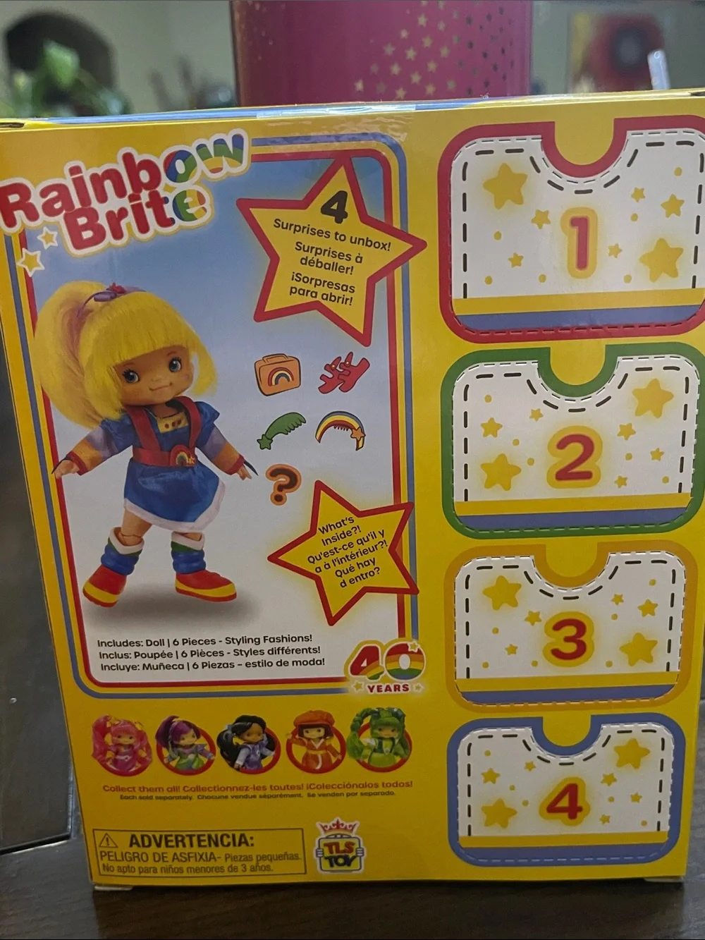 Rainbow Brite doll and mystery accessories